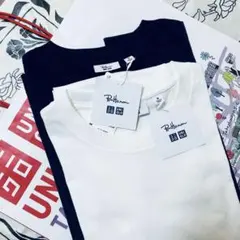 黒白Mセット　ロンハーマン　ユニクロ　コラボTシャツ