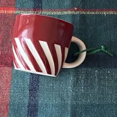 スターバックス　デミタスカップ　キャンディストライプ