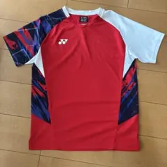 YONEX 半袖シャツ ホワイト/レッド チェッカー柄 NTT東日本 - メルカリ