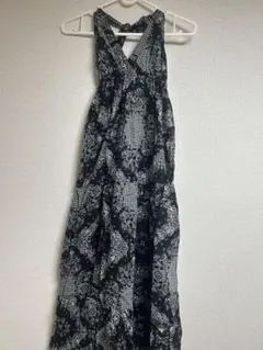 MOUSSY ペイズリー柄キャミソールロングワンピース