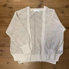 URBAN RESEARCH 透かし編みカーディガン