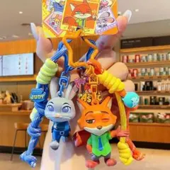 ズートピア2 ストラップ、バッグチャームセット ニック 映画グッズ