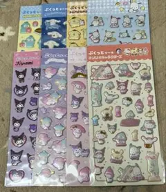 た*♪様 【未使用⭐︎８枚セット】サンリオ ぷくっとシール クロミ マイメロディ