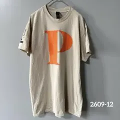 ギルダン 半袖Tシャツ クルーネック バックプリント L 生成 綿 企業