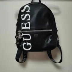 GUESS ロゴバックパック ブラック