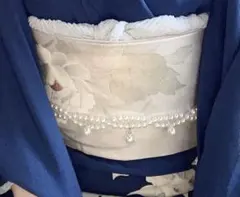 帯飾り ベルトアクセサリー パール ベルト 着物 和装 成人式 卒業式 振袖