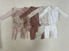 H&M ベビー肌着5色セット 1-2M 56