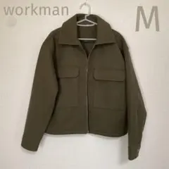 workman オリーブ色 ジップアップジャケット