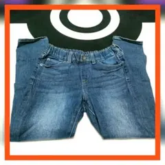 ズボン　キッズ　パンツ　デニム　130cm 男女兼用　ユニクロ　。