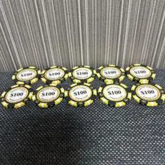 モンテカルロ　ポーカーチップ　100×10枚