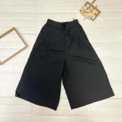 earth music&ecology ブラック スカーチョ キュロット Fのサムネイル