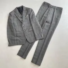 美品 ワンダーファクトリー 卒服 フォーマル スリーピース 160 4点セット