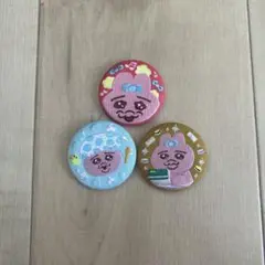 おぱんちゅうさぎ 刺繍缶バッジセット