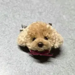 アプリコット　プードル　ピンブローチ