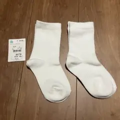 西松屋　白ソックス　クルー丈