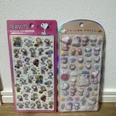 コットンパフィシール　3Dシール