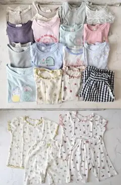 女の子　110サイズ　トップス&ボトムス　夏服20枚18着セット