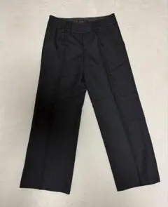 BEAUTY & YOUTH ストライプ ワイドパンツ M 黒