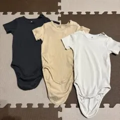 【美品】H&M オーガニックコットン 半袖肌着3枚セット