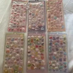 BONBON DROP 3Dキャラクターシール 6シートセット