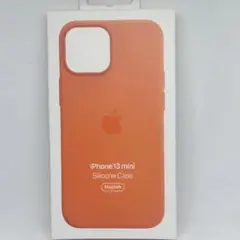新品-純正互換品-iPhone13mini シリコンケース マリーゴールド