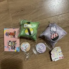 くら寿司 BT21 クッションチャーム　ステッカー　缶バッジ