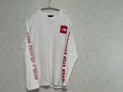 THE NORTH FACE ホワイト長袖シャツ メンズM