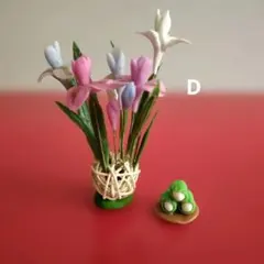 端午の節句　子供の日　菖蒲　柏餅とちまき　クレイ　ハンドメイド