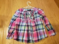 Ralph Lauren フリル付き長袖シャツ 90cm