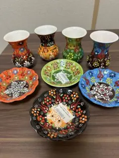トルコ陶器 チャイカップセット - メルカリ
