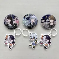 にじさんじ×くら寿司　コラボ缶バッジ　めじるしチャームのサムネイル