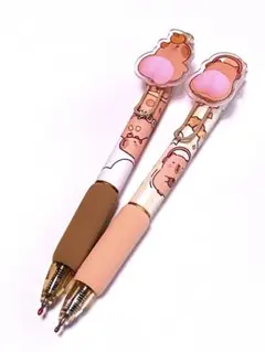 可愛い❣️お尻ぷにぷにボールペン 0.5mm 2本セット