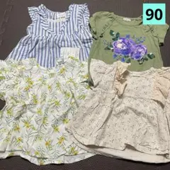 子供用トップス4点セット　Tシャツ　トップス　ブラウス　西松屋　赤ちゃん本舗