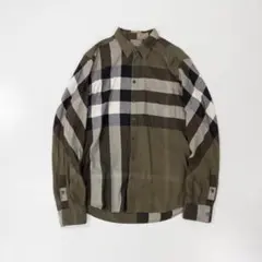 BURBERRY BRIT バーバリー　ロングシャツ メガチェック ノバチェックのサムネイル