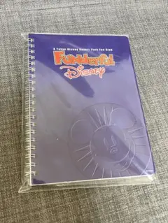 ファンダフルディズニー　リングノート＆ポストカード　未使用品４点セット