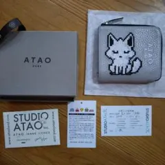 ATAO　ZOO　 二つ折り財布 白狐のサムネイル