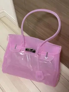 ジェリーバッグ♡Jelly Firkin♡ゼリーバッグ ピンク - メルカリ
