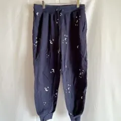 美品✨honeydew 星と月刺繍 ジョガーパンツ XS(日本のS～M相当)