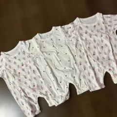 3枚セット☆新品未使用☆プティマイン　ロンパース　インナー　肌着　50〜70cm