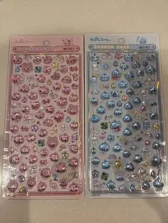 しずくちゃん　ボンボンドロップミニシール2種セット