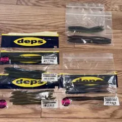 人気ワーム12点セット】デプス ブルフラット デスアダー レイド