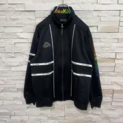 Kappa カッパ ジップアップ レインボーロゴ刺繍 トラックジャケット