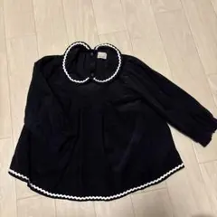 petit main ネイビー ワンピース