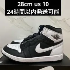 【美品】Nike Air Jordan 1 28cm ブラック　ホワイト