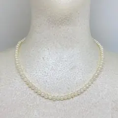 パール ネックレス 6-36 淡水 ホワイト