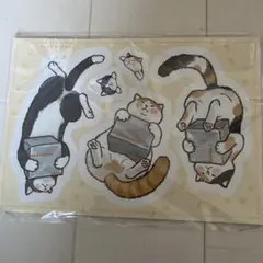 森永ミルクキャラメル　猫のイラスト シール　10枚