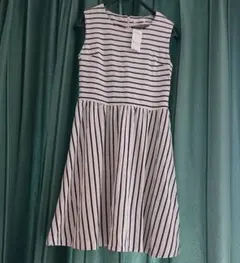 a.a.v standard ボーダー ワンピース ネイビー ホワイト