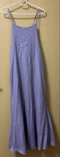 キャミソールワンピース コットン リネン