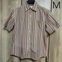 Paul Smith マルチカラーストライプシャツ M