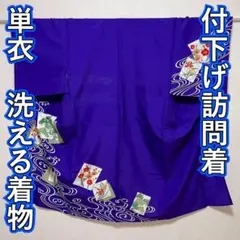 KN6226 絽 付下げ訪問着 身丈155cm 夏着物 正絹 - メルカリ